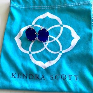 Kendra Scott Cobalt Stud Earings
